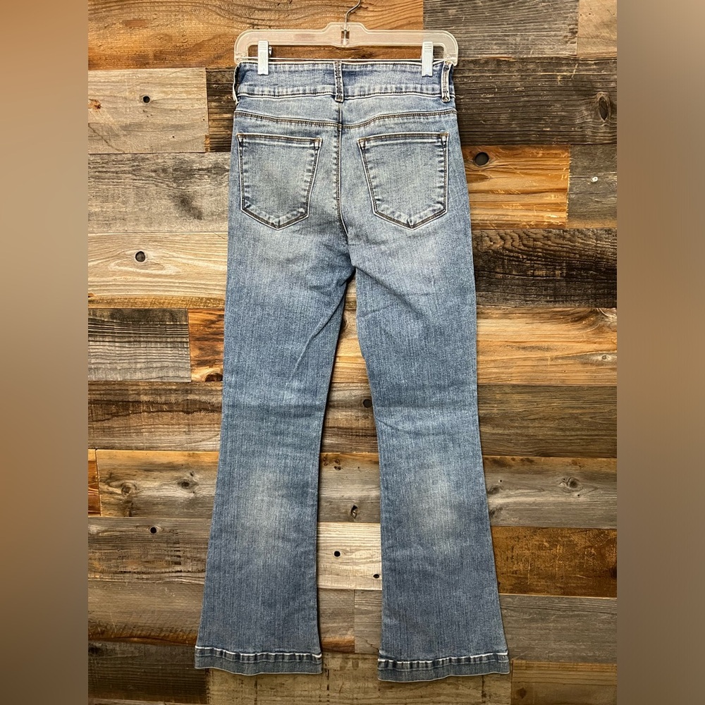 KUT from the Kloth Women's Ana High-Rise Flare Double Button Women’s Size 2 - Picture 4 of 4